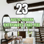 23 Rustic Modern Entryways That Feel Warm, Stylish, and Inviting