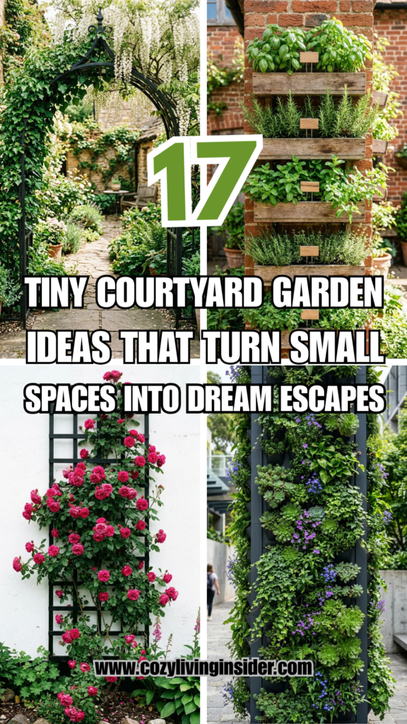 17 Tiny Courtyard Garden Ideas That Turn Small Spaces Into Dream Escapes