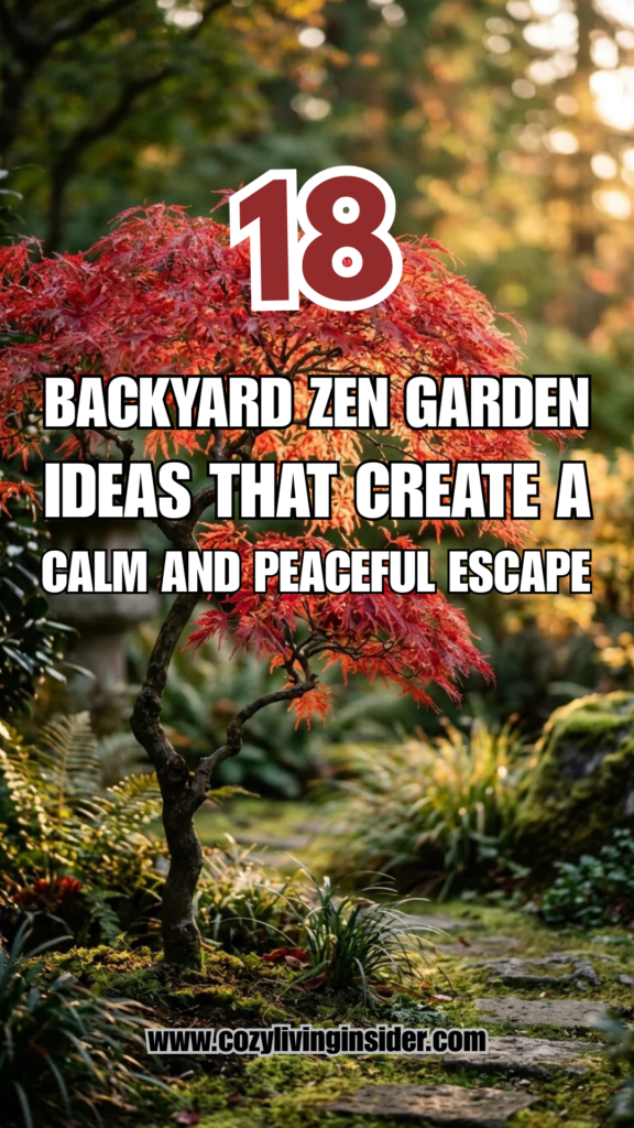 18 Backyard Zen Garden Ideas That Create a Calm and Peaceful Escape