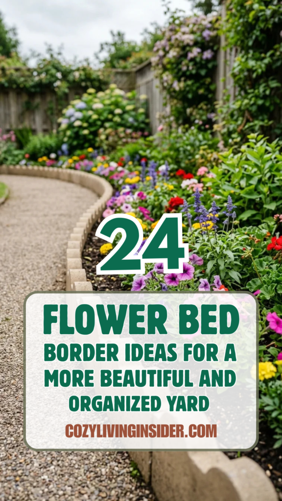 24 Flower Bed Border Ideas for a More Beautiful and Organized Yard