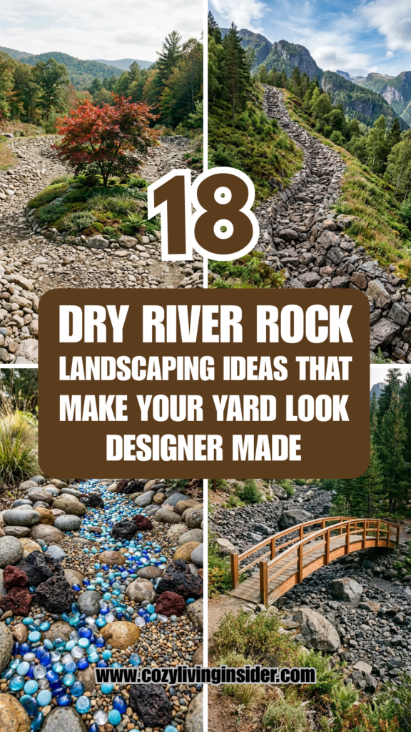 18 Dry River Rock Landscaping Ideas That Make Your Yard Look Designer-Made