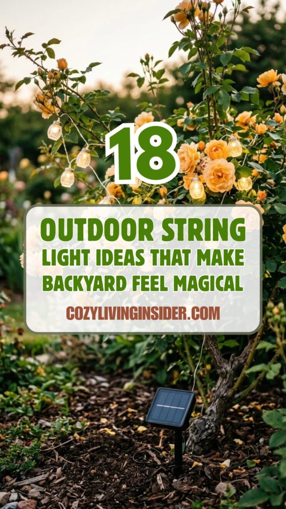 18 Outdoor String Light Ideas That Make Your Backyard Feel Magical