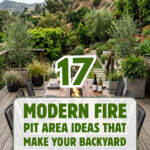 17 Modern Fire Pit Area Ideas That Make Your Backyard Feel Luxury