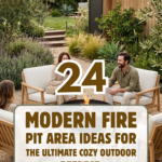 24 Modern Fire Pit Area Ideas for the Ultimate Cozy Outdoor Retreat