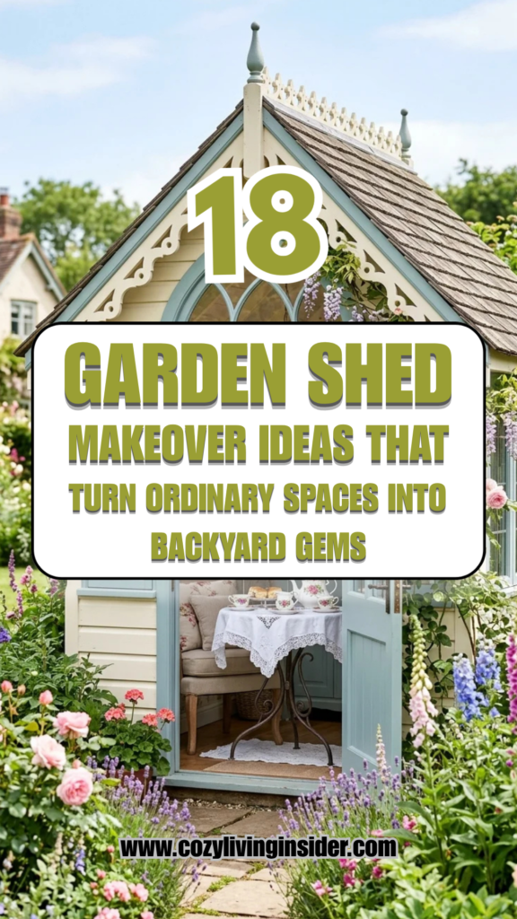 18 Garden Shed Makeover Ideas That Turn Ordinary Spaces Into Backyard Gems