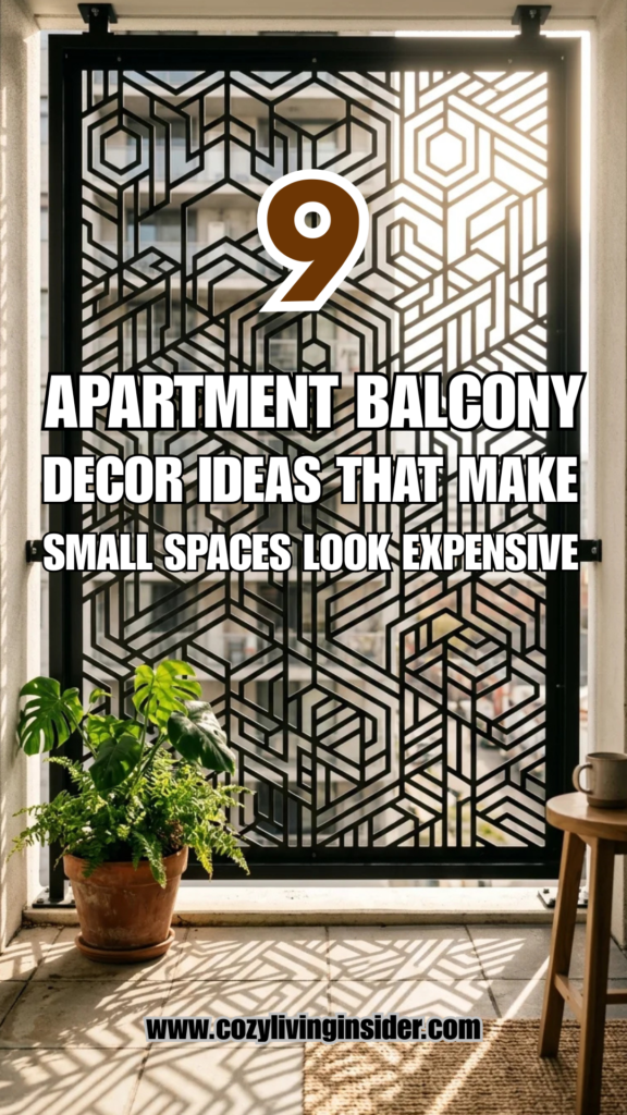 9 Apartment Balcony Decor Ideas That Make Small Spaces Look Expensive