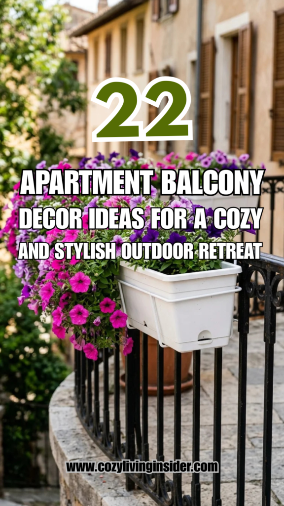 22 Apartment Balcony Decor Ideas for a Cozy and Stylish Outdoor Retreat