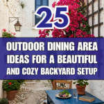 25 Outdoor Dining Area Ideas for a Beautiful and Cozy Backyard Setup