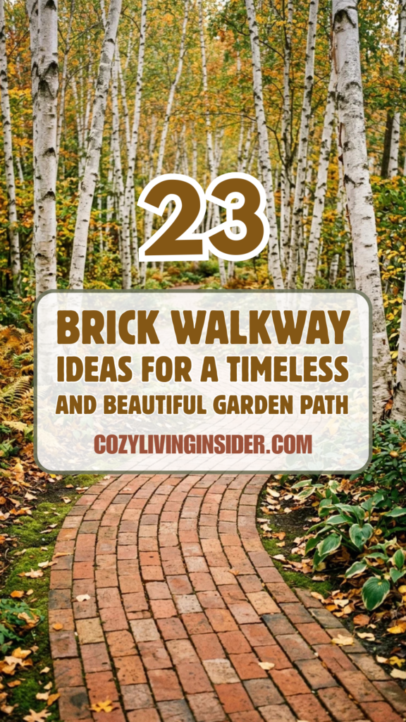 23 Brick Walkway Ideas for a Timeless and Beautiful Garden Path