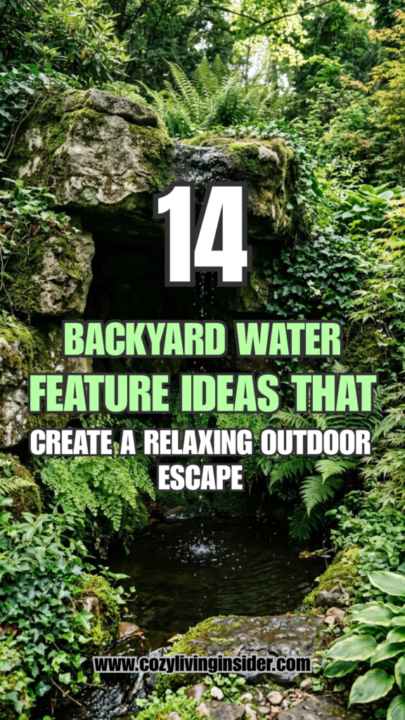 14 Backyard Water Feature Ideas That Create a Relaxing Outdoor Escape